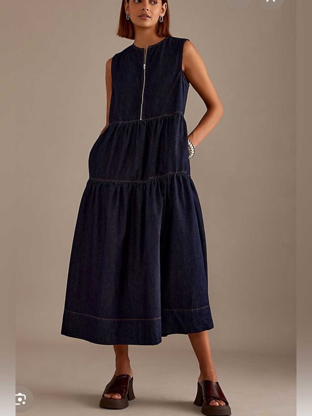 ALIGNE - Berkley Tiered Denim Dress